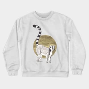 Ringtail Lemur Crewneck Sweatshirt